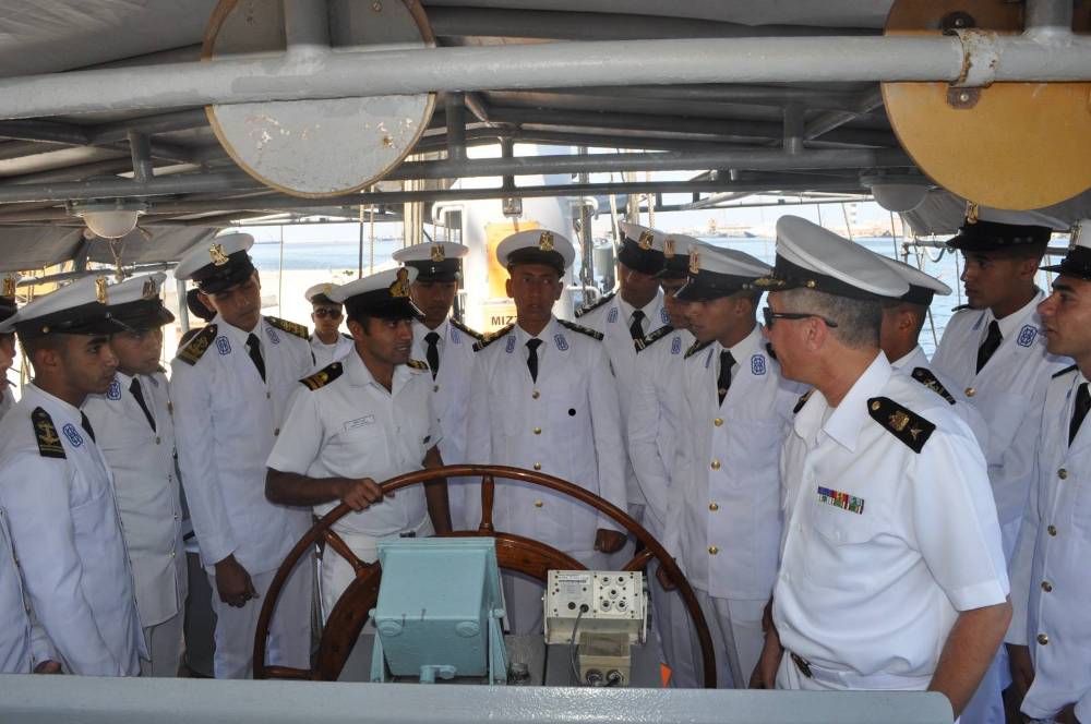 Walk Aroung of the Ship for Egyptian Naval Officers